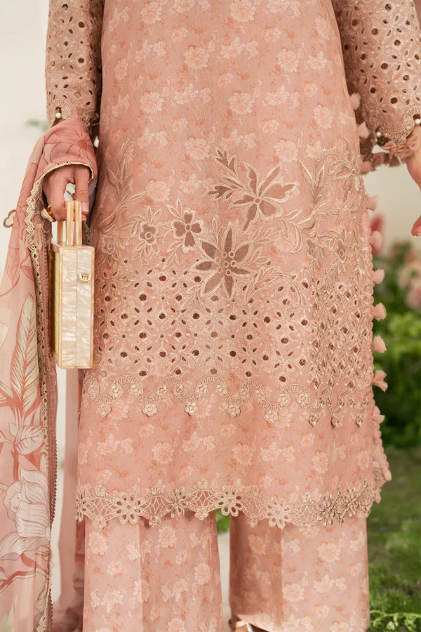 IFE-12 Embroidered Lawn Unstitched 3-Piece Suit - Festve Edition '25 by Iznik Fashions - Image 6