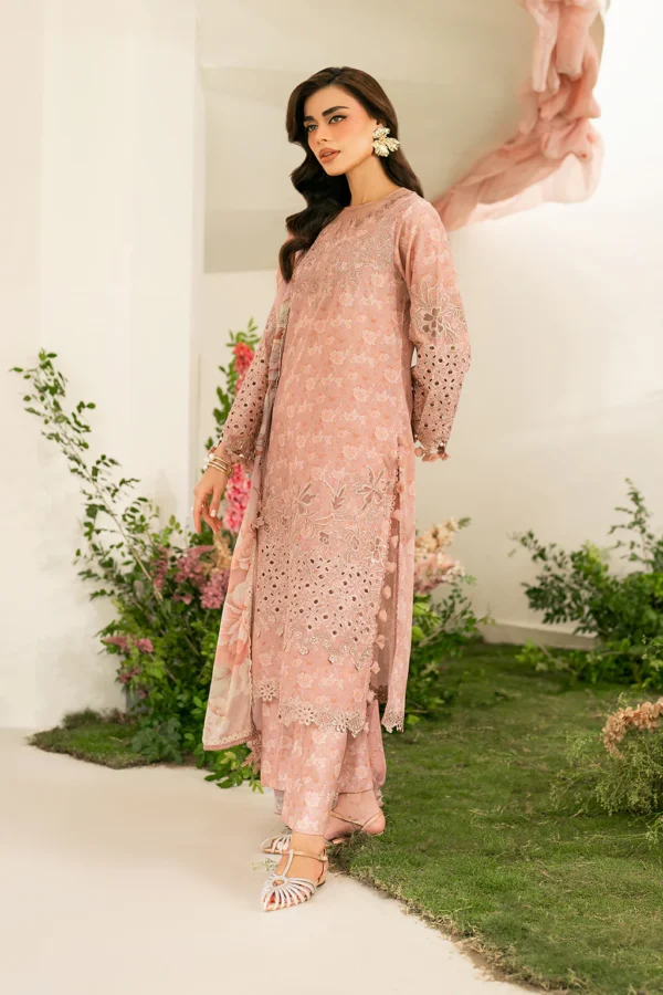 IFE-12 Embroidered Lawn Unstitched 3-Piece Suit - Festve Edition '25 by Iznik Fashions - Image 7