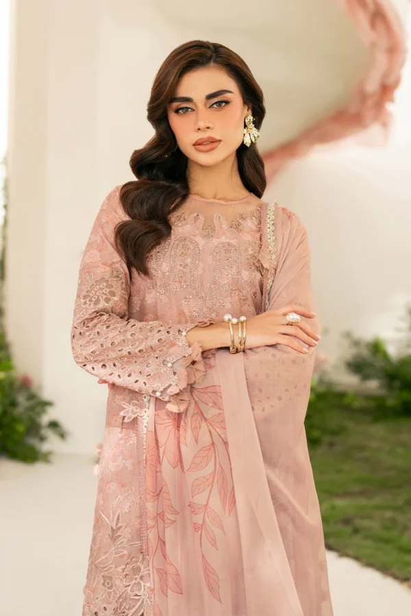 IFE-12 Embroidered Lawn Unstitched 3-Piece Suit - Festve Edition '25 by Iznik Fashions - Image 9