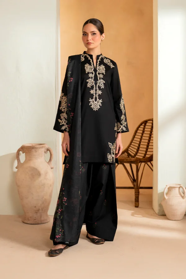 UE-476 Embroidered Lawn Unstitched 3-Piece Suit - Sole Mode '25 by Iznik Fashions - Image 5