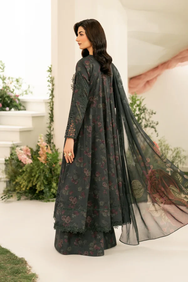 IFE-08 Embroidered Lawn Unstitched 3-Piece Suit - Festive Edition '25 by Iznik Fashions - Image 2