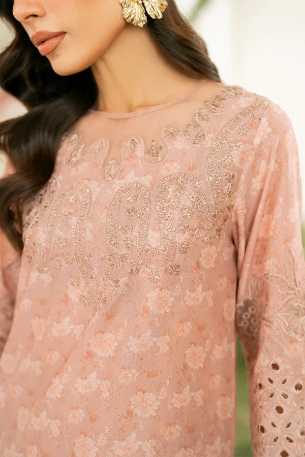 IFE-12 Embroidered Lawn Unstitched 3-Piece Suit - Festve Edition '25 by Iznik Fashions - Image 3