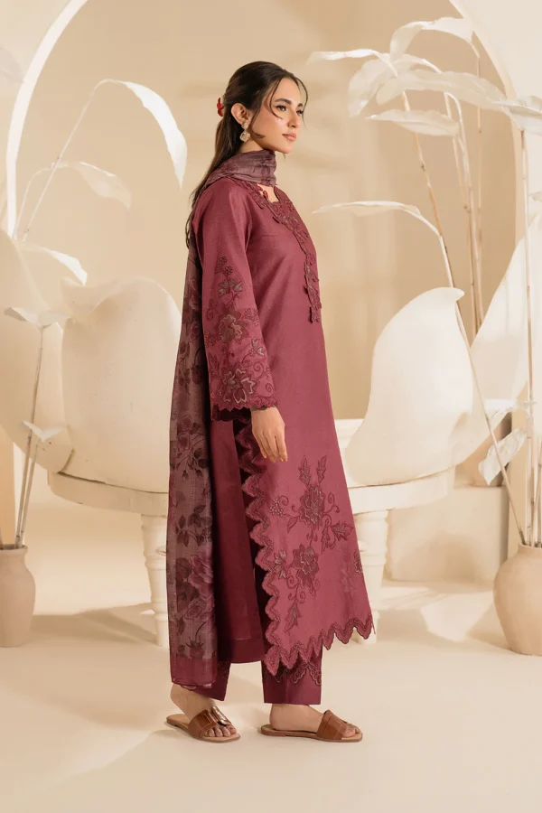 UE-430 Textured Lawn Ustitched 3-Piece Suit - Sole Mode '25 by Iznik Fashions - Image 5