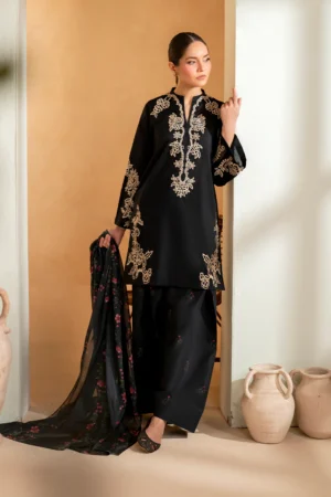 UE-476 Embroidered Lawn Unstitched 3-Piece Suit - Sole Mode '25 by Iznik Fashions