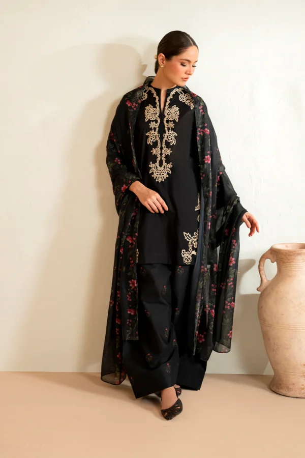 UE-476 Embroidered Lawn Unstitched 3-Piece Suit - Sole Mode '25 by Iznik Fashions - Image 9