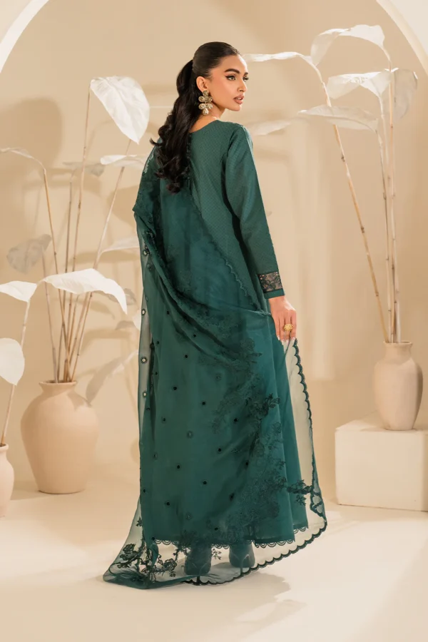 UE-422 Textured Lawn Ustitched 3-Piece Suit - Sole Mode '25 by Iznik Fashions - Image 2
