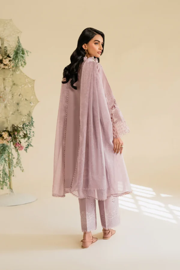 UE-431 Embroidered Textured Lawn Unstitched 3-Piece Suit - Sole Mode '25 by Iznik Fashions - Image 2