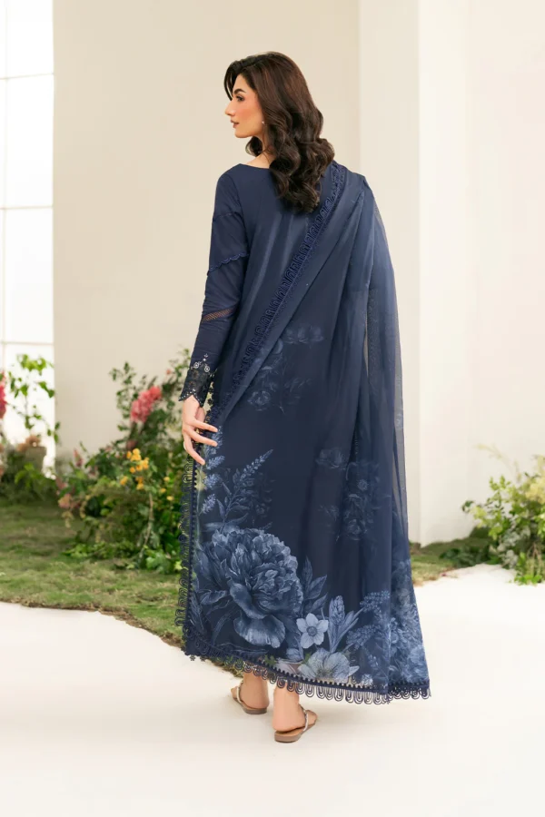 IFE-04 Embroidered Lawn Unstitched 3-Piece Suit - Festive Edition '25 by Iznik Fashions - Image 2