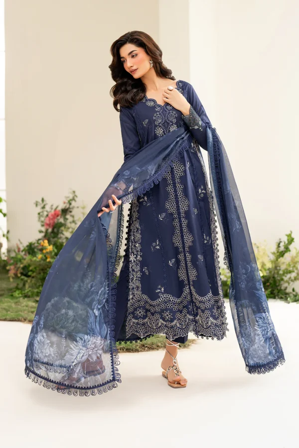 IFE-04 Embroidered Lawn Unstitched 3-Piece Suit - Festive Edition '25 by Iznik Fashions - Image 5