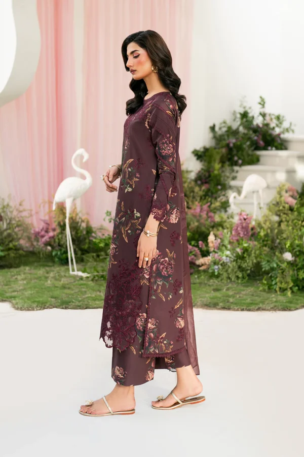 IFE-10 Embroidered Lawn Unstitched 3-Piece Suit - Festive Edition '25 by Iznik Fashions - Image 5