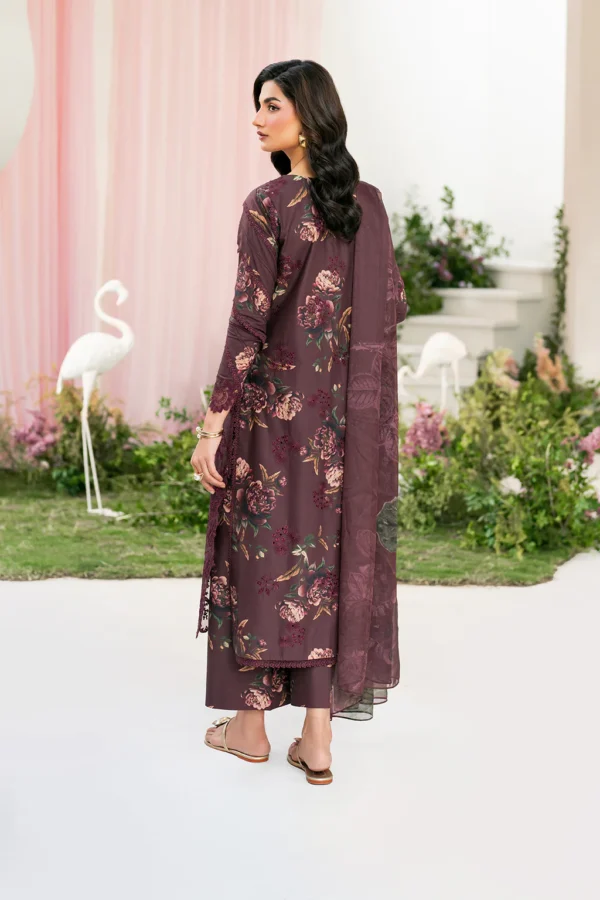 IFE-10 Embroidered Lawn Unstitched 3-Piece Suit - Festive Edition '25 by Iznik Fashions - Image 2