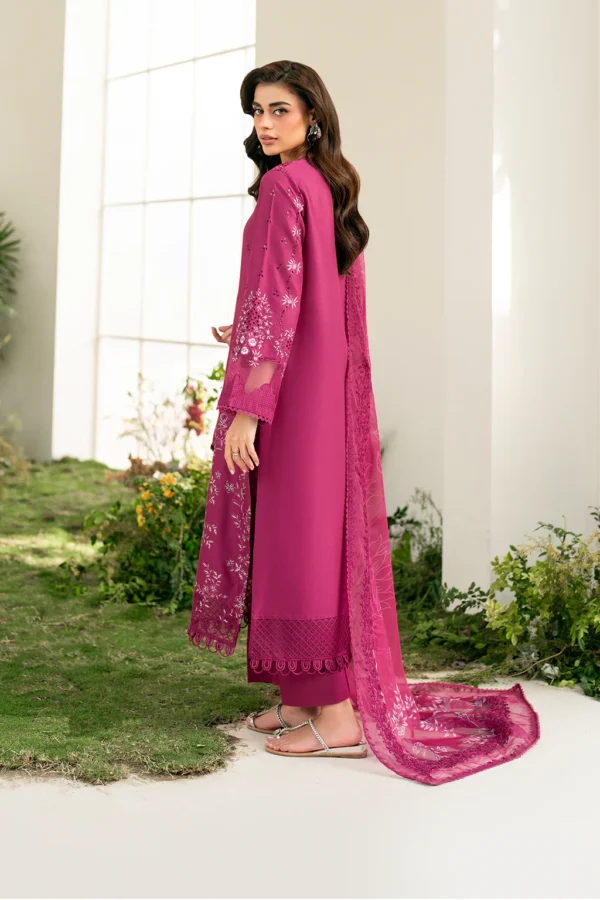 IFE-07 Embroidered Lawn Unstitched 3-Piece Suit - Festive Edition '25 by Iznik Fashions - Image 2