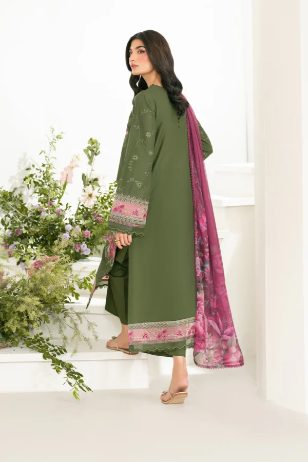 IFE-02 Embroidered Lawn Unstitched 3-Piece Suit - Festive Edition '25 by Iznik Fashions - Image 2