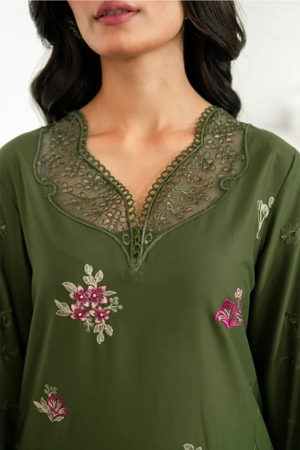 IFE-02 Embroidered Lawn Unstitched 3-Piece Suit - Festive Edition '25 by Iznik Fashions - Image 10