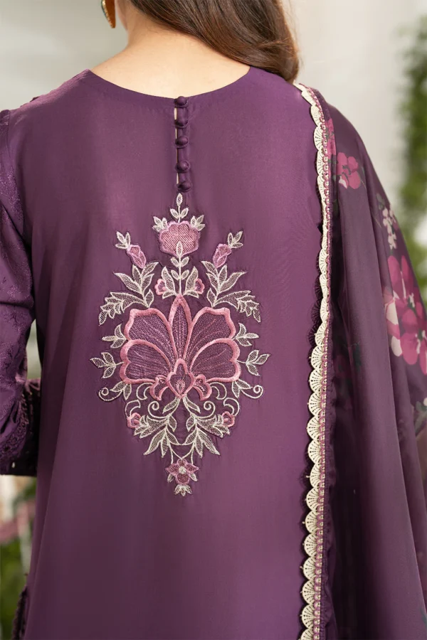 IFE-03 Embroidered Lawn Unstitched 3-Piece Suit - Festive Edition '25 by Iznik Fashions - Image 10