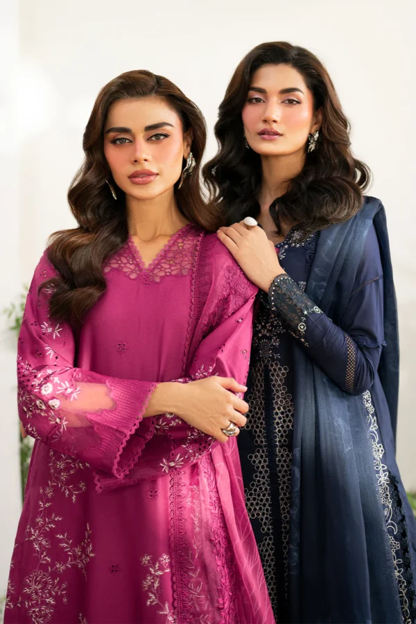 IFE-04 Embroidered Lawn Unstitched 3-Piece Suit - Festive Edition '25 by Iznik Fashions - Image 14