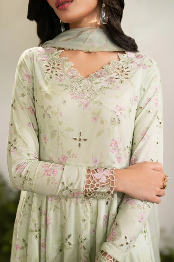 IFE-11 Embroidered Lawn Unstitched 3-Piece Suit - Festive Edition '25 by Iznik Fashions - Image 3