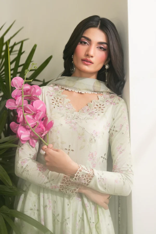 IFE-11 Embroidered Lawn Unstitched 3-Piece Suit - Festive Edition '25 by Iznik Fashions - Image 12