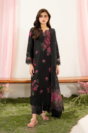 IFE-06 Embroidered Lawn Unstitched 3-Piece Suit - Festive Edition '25 by Iznik Fashions