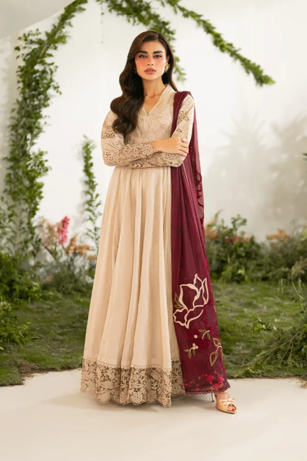 IFE-05 Embroidered Lawn Unstitched 3-Piece Suit - Festive Edition '25 by Iznik Fashions - Image 6