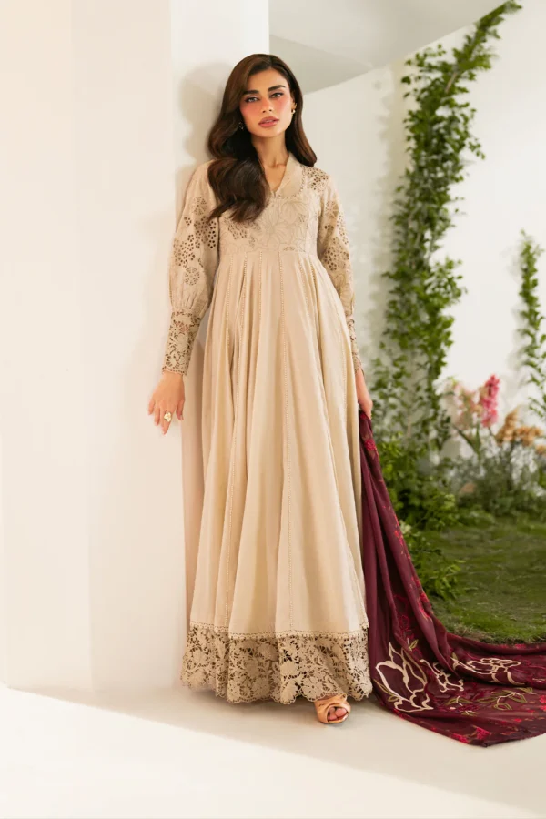 IFE-05 Embroidered Lawn Unstitched 3-Piece Suit - Festive Edition '25 by Iznik Fashions - Image 7
