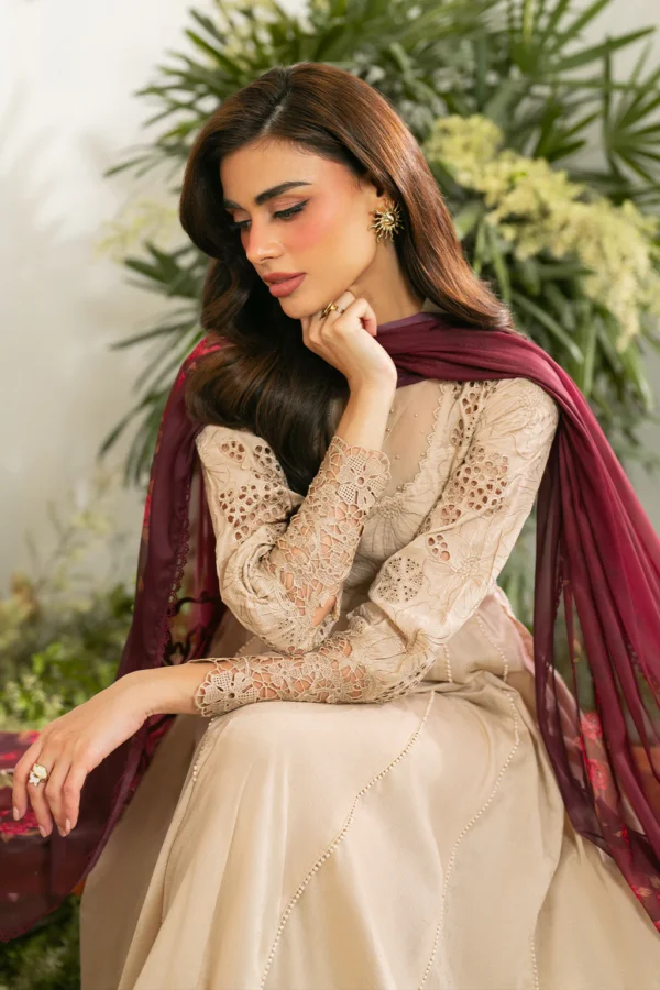 IFE-05 Embroidered Lawn Unstitched 3-Piece Suit - Festive Edition '25 by Iznik Fashions - Image 10