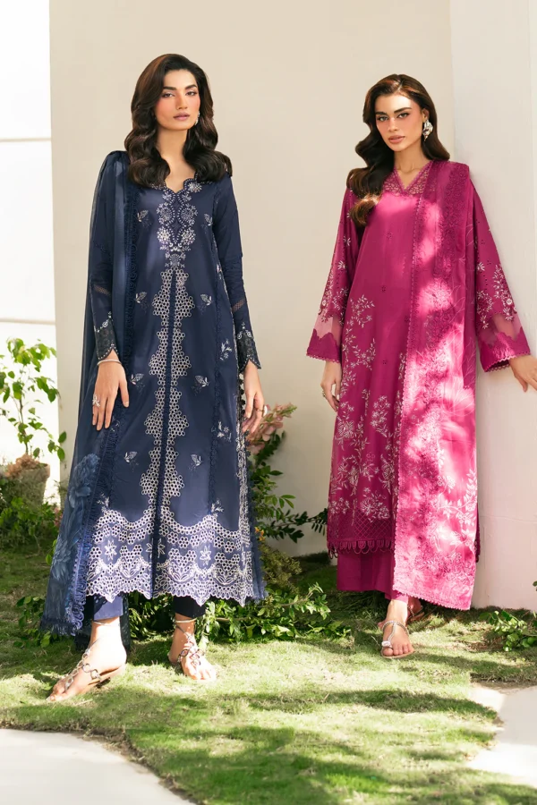 IFE-04 Embroidered Lawn Unstitched 3-Piece Suit - Festive Edition '25 by Iznik Fashions - Image 18