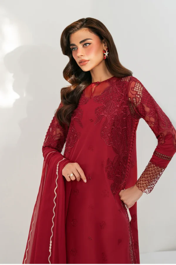 IFE-01 Embroidered Lawn Unstitched 3-Piece Suit - Festive Edition '25 by Iznik Fashions - Image 8