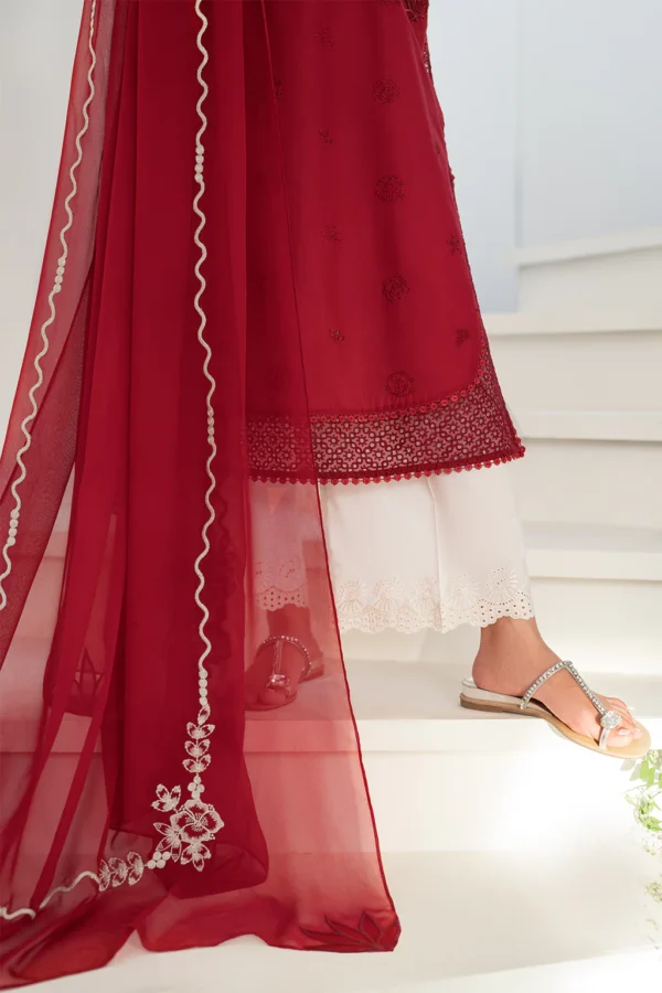 IFE-01 Embroidered Lawn Unstitched 3-Piece Suit - Festive Edition '25 by Iznik Fashions - Image 9