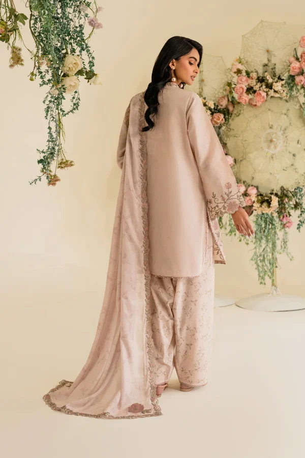 UE-424 Embroidered Textured Lawn Ustitched 3-Piece Suit - Sole Mode '25 by Iznik Fashions - Image 2