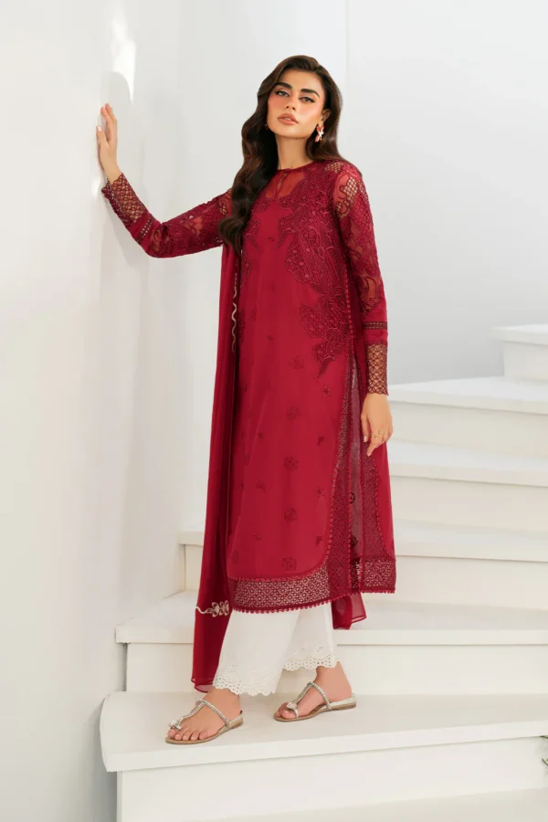 IFE-01 Embroidered Lawn Unstitched 3-Piece Suit - Festive Edition '25 by Iznik Fashions - Image 10