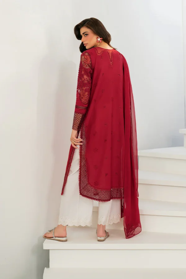 IFE-01 Embroidered Lawn Unstitched 3-Piece Suit - Festive Edition '25 by Iznik Fashions - Image 2