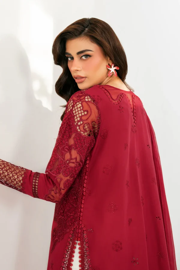IFE-01 Embroidered Lawn Unstitched 3-Piece Suit - Festive Edition '25 by Iznik Fashions - Image 11