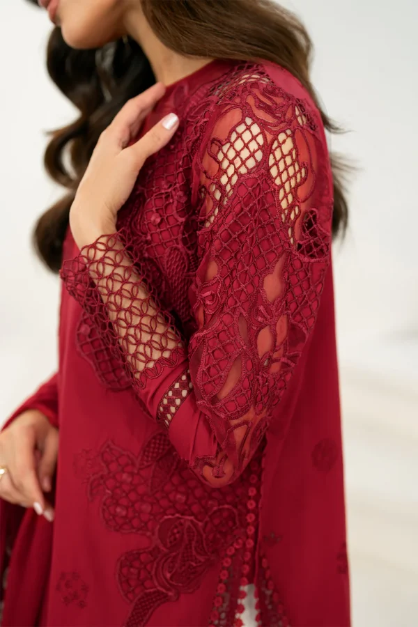 IFE-01 Embroidered Lawn Unstitched 3-Piece Suit - Festive Edition '25 by Iznik Fashions - Image 7