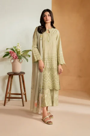 UE-475 Embroidered Lawn Unstitched 3-Piece Suit - Sole Mode '25 by Iznik Fashions