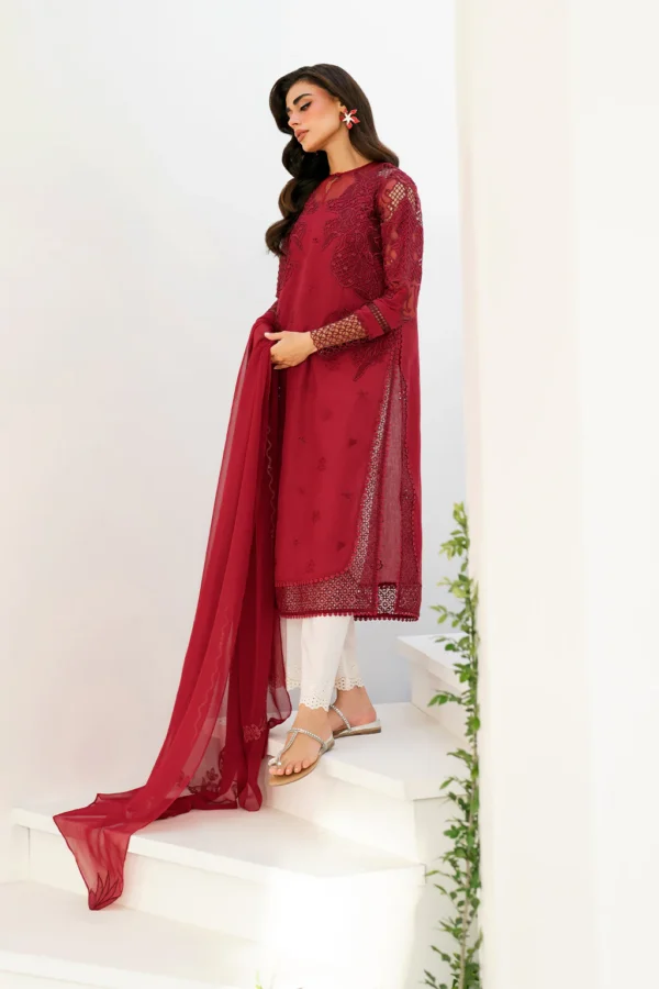 IFE-01 Embroidered Lawn Unstitched 3-Piece Suit - Festive Edition '25 by Iznik Fashions - Image 13