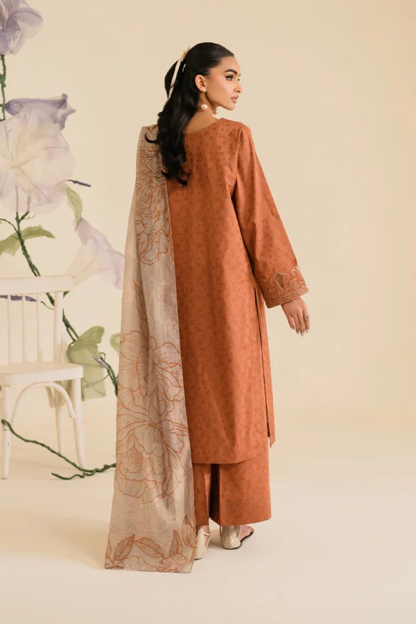 UE-419 Textured Lawn Unstitched 3-Piece Suit - Sole Mode '25 by Iznik Fashions - Image 2