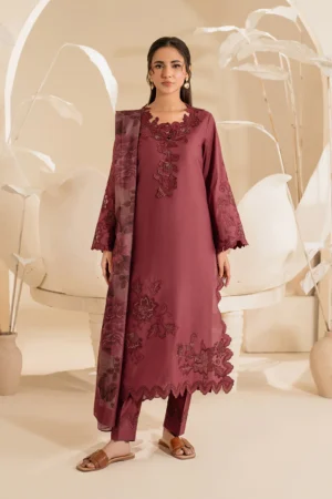 UE-430 Textured Lawn Ustitched 3-Piece Suit - Sole Mode '25 by Iznik Fashions