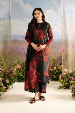 UE-455 Printed Lawn Unstitched 3-Piece Suit - Exclusive Lawn '25 by Iznik Fashions