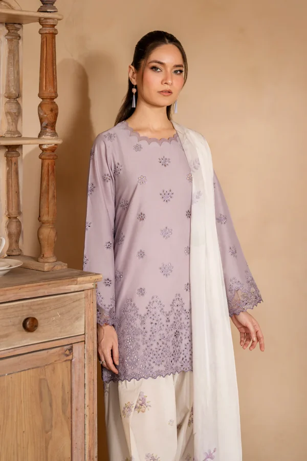 UE-478 Embroidered Lawn Unstitched 3-Piece Suit - Sole Mode '25 by Iznik Fashions - Image 7