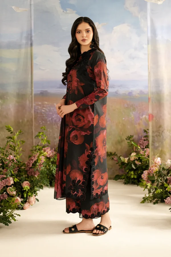 UE-455 Printed Lawn Unstitched 3-Piece Suit - Exclusive Lawn '25 by Iznik Fashions - Image 6