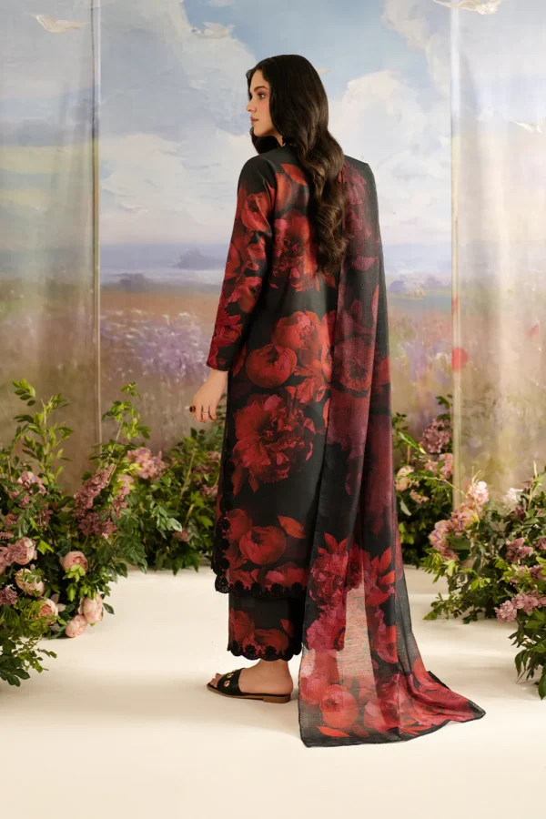 UE-455 Printed Lawn Unstitched 3-Piece Suit - Exclusive Lawn '25 by Iznik Fashions - Image 2