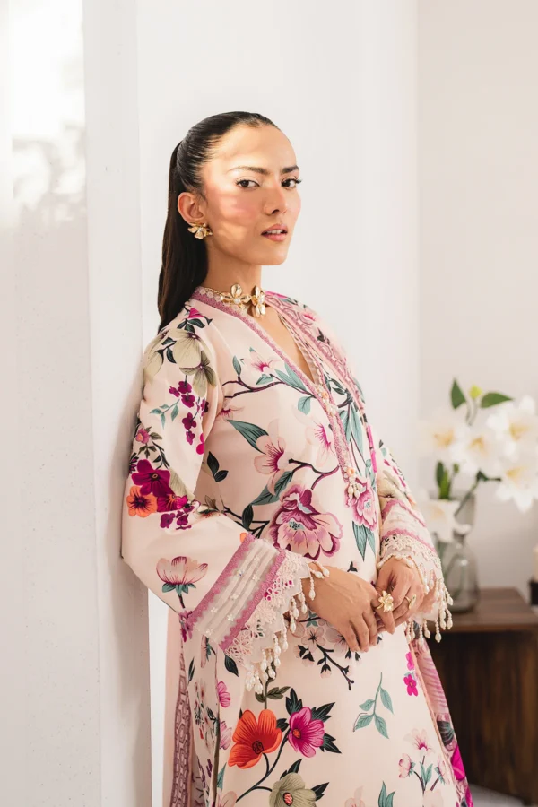 AF-PL-6052-Boho V04-D10 Digital Printed Premium Lawn Unstitched 3-Piece Suit - Sheen '25 by Alizeh - Image 5