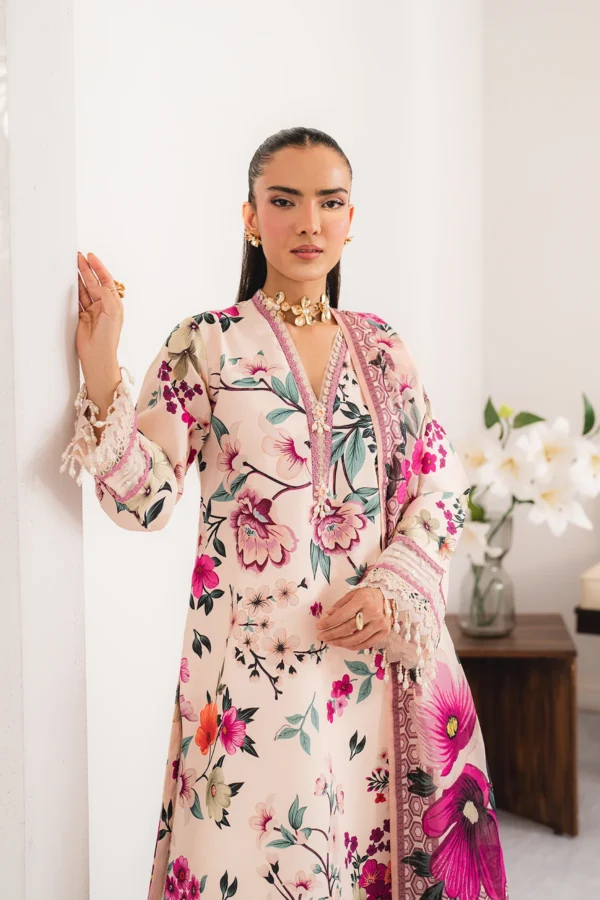 AF-PL-6052-Boho V04-D10 Digital Printed Premium Lawn Unstitched 3-Piece Suit - Sheen '25 by Alizeh - Image 3