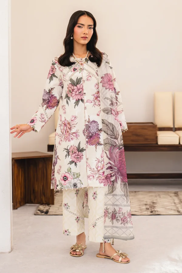 AF-PL-6044-Lamia V04-D02 Digital Printed Premium Lawn Unstitched 3-Piece Suit - Sheen '25 by Alizeh - Image 5