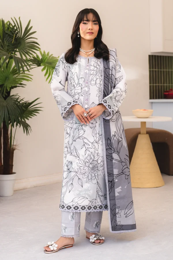 AF-PL-6043-Perie V04-D01 Digital Printed Premium Lawn Unstitched 3-Piece Suit - Sheen '25 by Alizeh