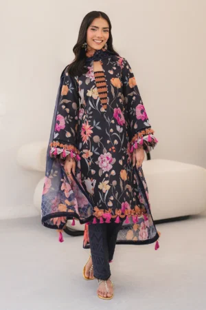 AF-PL-6047-Plush V04-D05 Digital Printed Premium Lawn Unstitched 3-Piece Suit - Sheen '25 by Alizeh