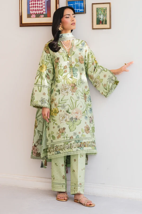 AF-PL-6045-Rinza V04-D03 Digital Printed Premium Lawn Unstitched 3-Piece Suit - Sheen '25 by Alizeh - Image 4