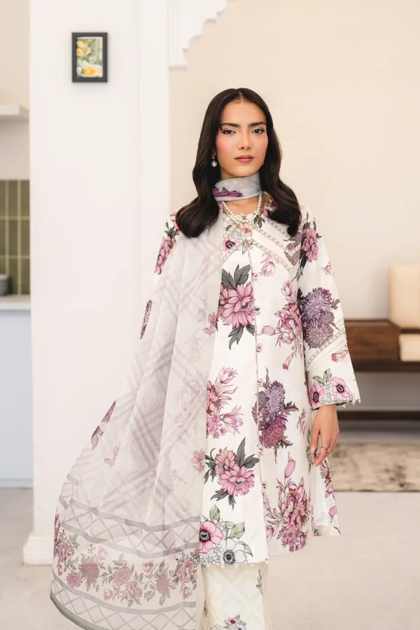 AF-PL-6044-Lamia V04-D02 Digital Printed Premium Lawn Unstitched 3-Piece Suit - Sheen '25 by Alizeh - Image 4