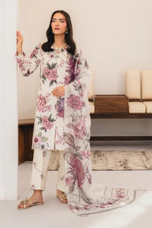 AF-PL-6044-Lamia V04-D02 Digital Printed Premium Lawn Unstitched 3-Piece Suit - Sheen '25 by Alizeh